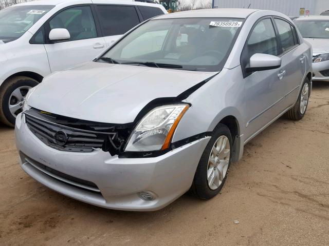 3N1AB6AP7AL653445 - 2010 NISSAN SENTRA 2.0 SILVER photo 2