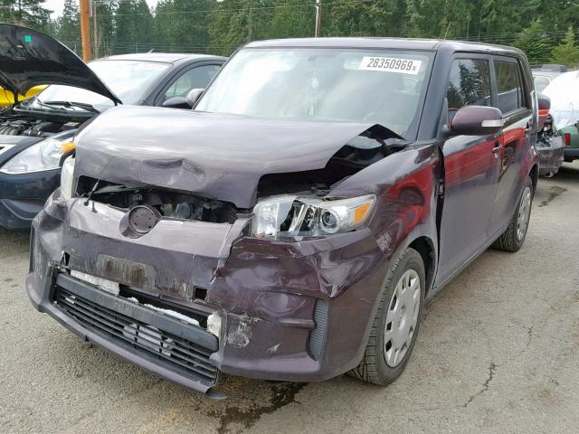 JTLZE4FE5CJ026485 - 2012 TOYOTA SCION XB 紫色 照片 2
