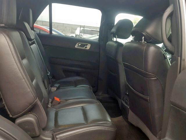 1FM5K7F98DGA99268 - 2013 FORD EXPLORER L CHARCOAL photo 6