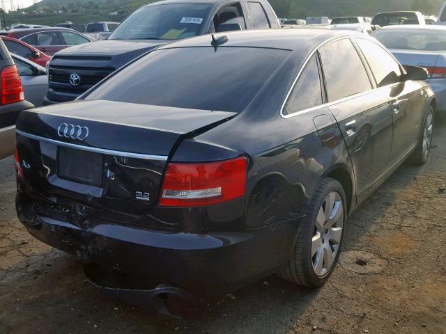 WAUDH74F56N179890 - 2006 AUDI A6 3.2 QUA BLACK photo 4