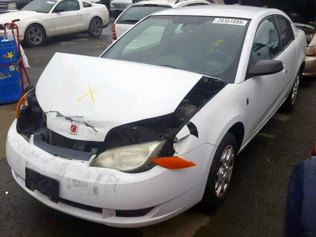 1G8AN12F74Z104039 - 2004 SATURN ION LEVEL WHITE photo 2