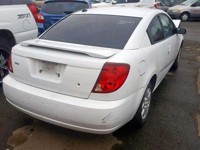 1G8AN12F74Z104039 - 2004 SATURN ION LEVEL WHITE photo 4