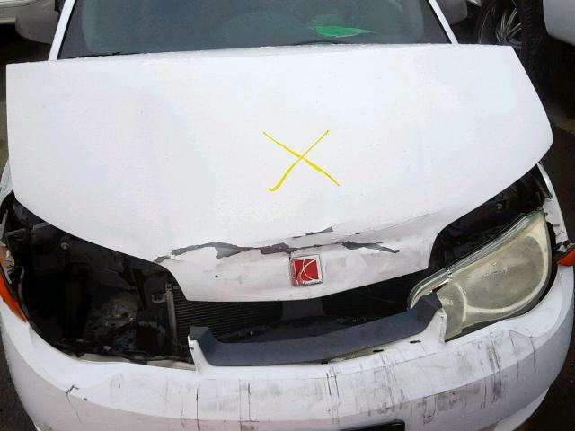1G8AN12F74Z104039 - 2004 SATURN ION LEVEL WHITE photo 7