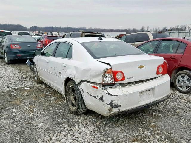 1G1ZB5E02CF332796 - 2012 CHEVROLET MALIBU LS WHITE photo 3