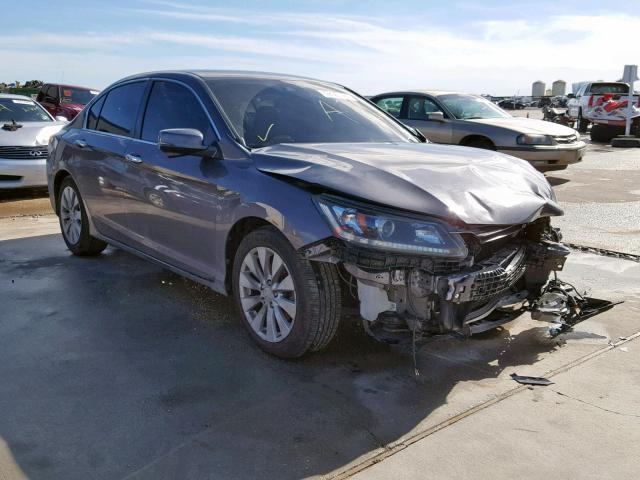 1HGCR2F82FA117417 - 2015 HONDA ACCORD EXL GRAY photo 1