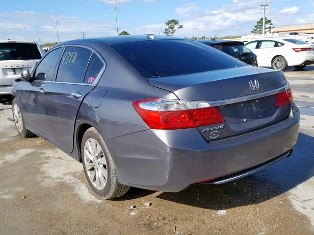 1HGCR2F82FA117417 - 2015 HONDA ACCORD EXL GRAY photo 3