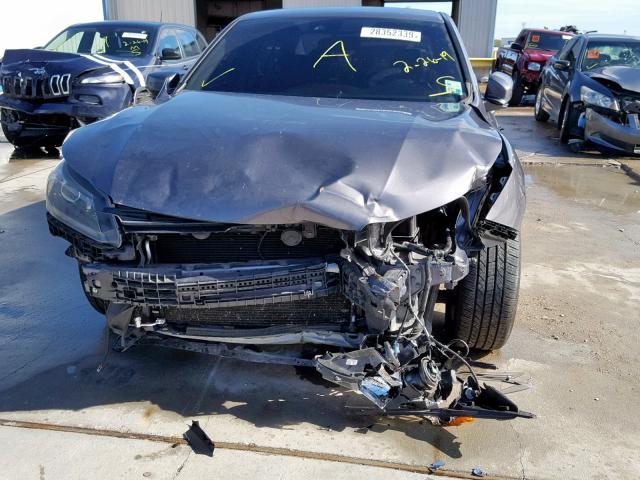 1HGCR2F82FA117417 - 2015 HONDA ACCORD EXL GRAY photo 9