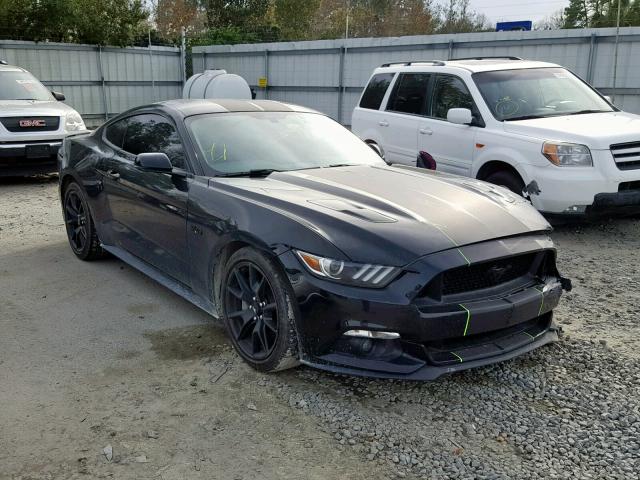 1FA6P8CF9H5270062 - 2017 FORD MUSTANG GT BLACK photo 1