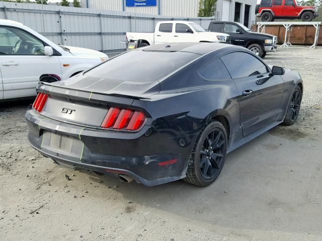 1FA6P8CF9H5270062 - 2017 FORD MUSTANG GT BLACK photo 4