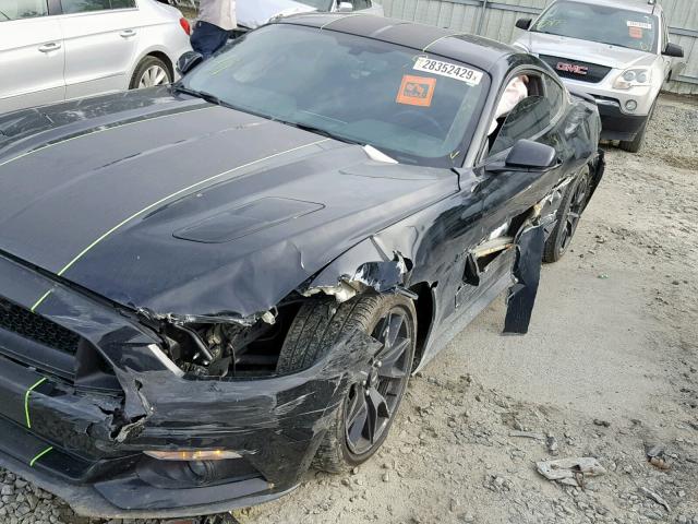 1FA6P8CF9H5270062 - 2017 FORD MUSTANG GT BLACK photo 9