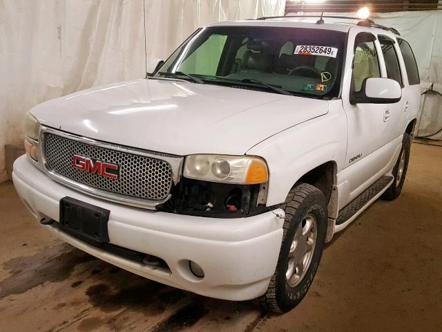 1GKEK63U02J302987 - 2002 GMC DENALI WHITE photo 2