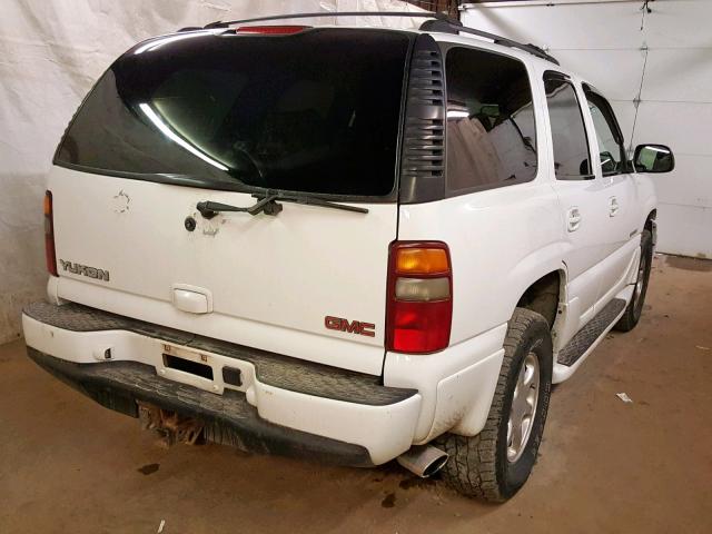 1GKEK63U02J302987 - 2002 GMC DENALI WHITE photo 4