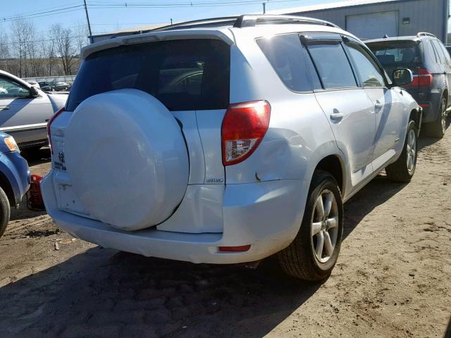 JTMBK31V875035963 - 2007 TOYOTA RAV4 LIMIT WHITE photo 4