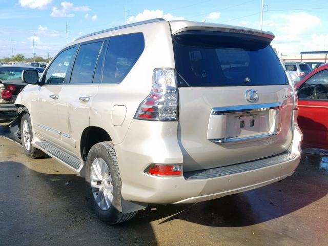 JTJBM7FX8E5084005 - 2014 LEXUS GX GOLD photo 3