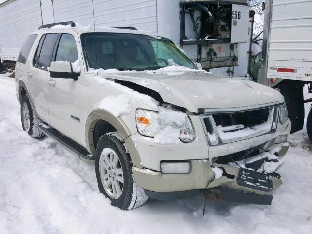 1FMEU74E58UA88472 - 2008 FORD EXPLORER E WHITE photo 1