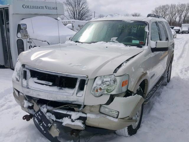 1FMEU74E58UA88472 - 2008 FORD EXPLORER E WHITE photo 2