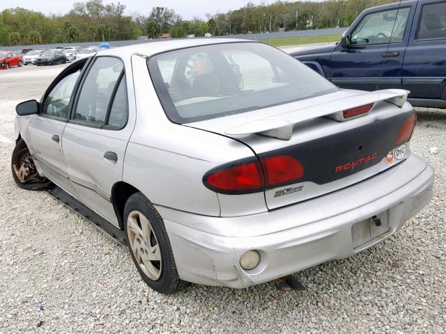 1G2JB524727106620 - 2002 PONTIAC SUNFIRE SE SILVER photo 3