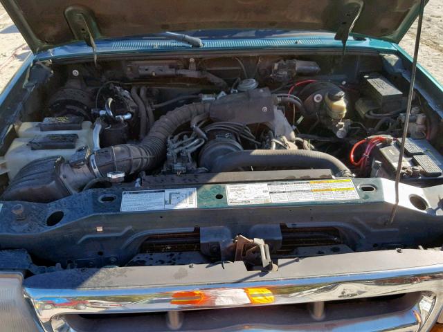 1FTYR10C0WUB23128 - 1998 FORD RANGER GREEN photo 7