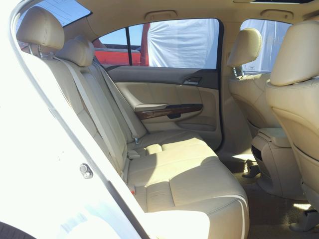 1HGCP2F80AA053277 - 2010 HONDA ACCORD EXL WHITE photo 6