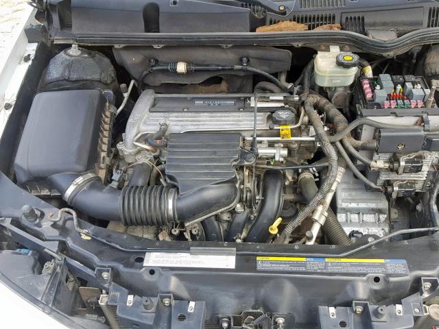 1G8AN12FX4Z106223 - 2004 SATURN ION LEVEL WHITE photo 7