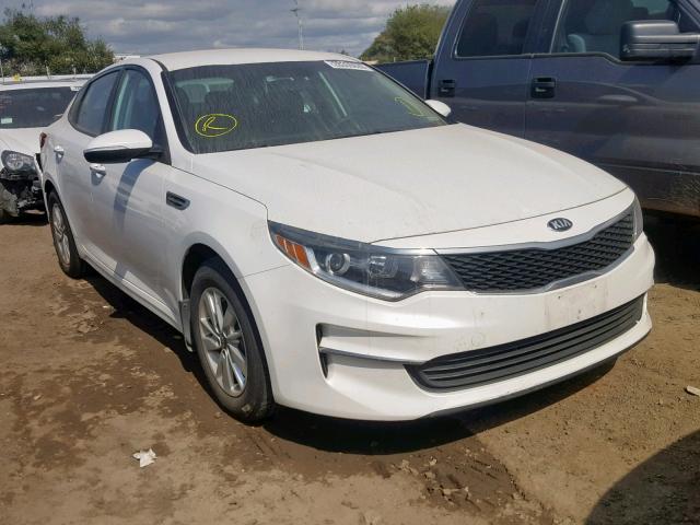 KNAGT4L39G5070660 - 2016 KIA OPTIMA LX WHITE photo 1