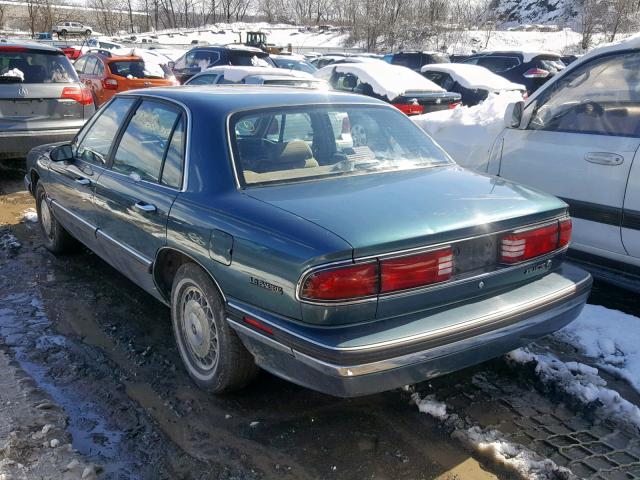 1G4HP52L0SH553136 - 1995 BUICK LESABRE CU GREEN photo 3