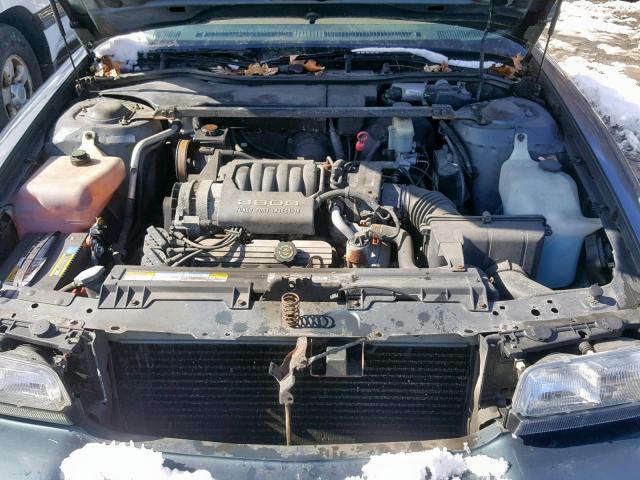 1G4HP52L0SH553136 - 1995 BUICK LESABRE CU GREEN photo 7