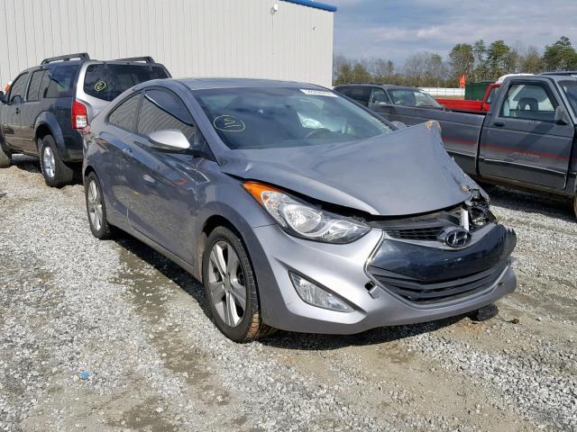 KMHDH6AE3DU003976 - 2013 HYUNDAI ELANTRA CO GRAY photo 1