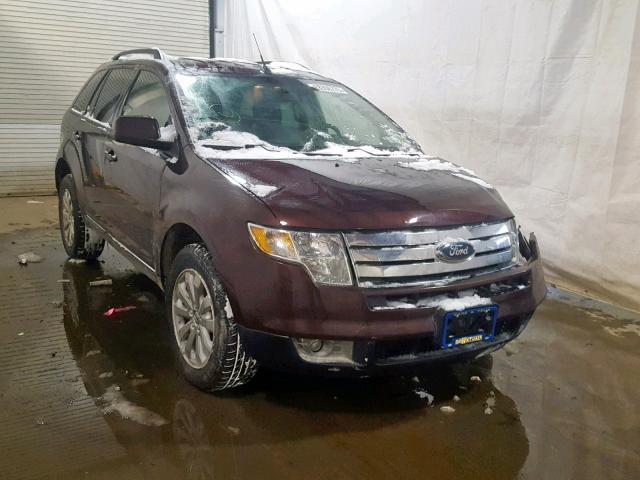 2FMDK3JC7ABA38424 - 2010 FORD EDGE SEL MAROON photo 1