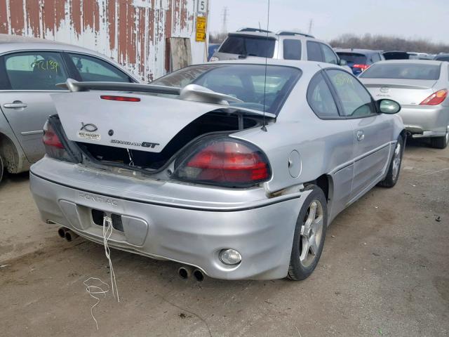 1G2NW12E92C235831 - 2002 PONTIAC GRAND AM G SILVER photo 4