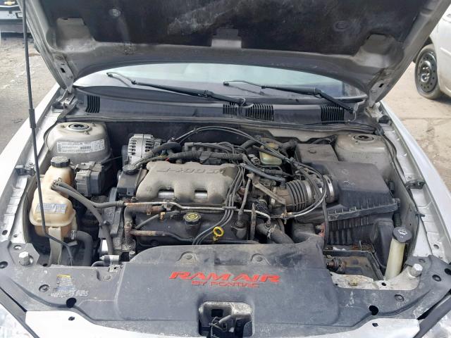 1G2NW12E92C235831 - 2002 PONTIAC GRAND AM G SILVER photo 7