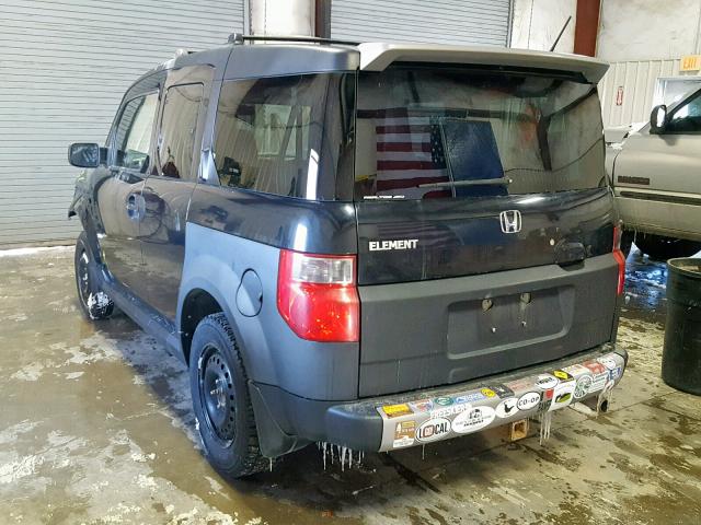 5J6YH28625L023117 - 2005 HONDA ELEMENT EX BLACK photo 3