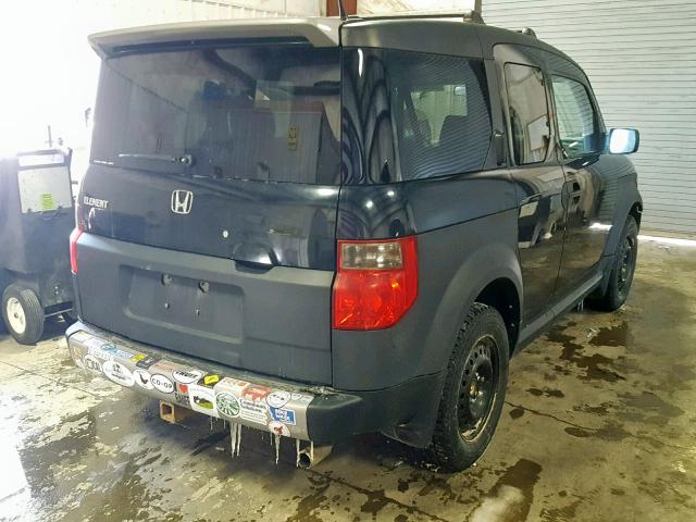 5J6YH28625L023117 - 2005 HONDA ELEMENT EX BLACK photo 4