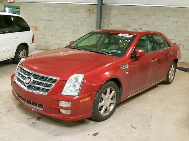 1G6DW67V990164268 - 2009 CADILLAC STS RED photo 2