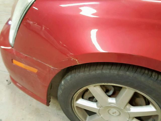 1G6DW67V990164268 - 2009 CADILLAC STS RED photo 9