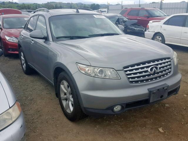 JNRAS08W65X216084 - 2005 INFINITI FX35 SILVER photo 1