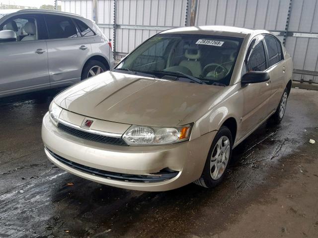 1G8AJ52F54Z197064 - 2004 SATURN ION LEVEL GOLD photo 2