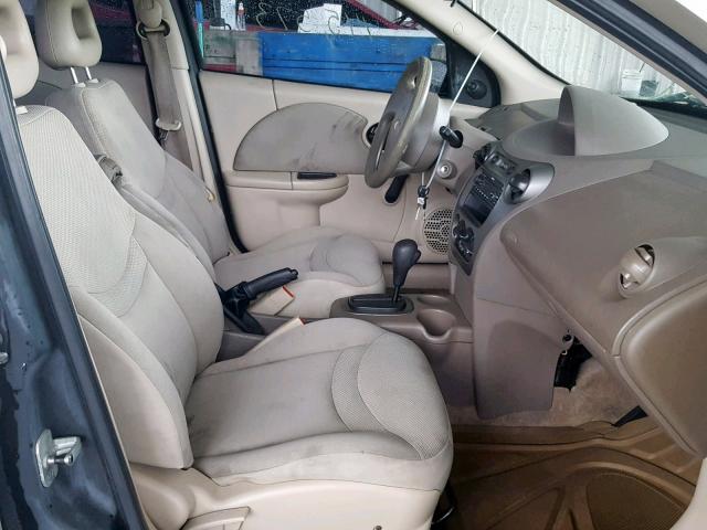 1G8AJ52F54Z197064 - 2004 SATURN ION LEVEL GOLD photo 5