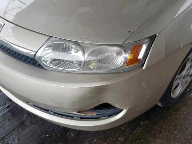 1G8AJ52F54Z197064 - 2004 SATURN ION LEVEL GOLD photo 9
