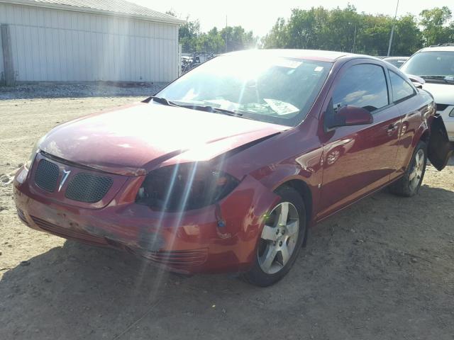 1G2AS18H897271802 - 2009 PONTIAC G5 MAROON photo 2