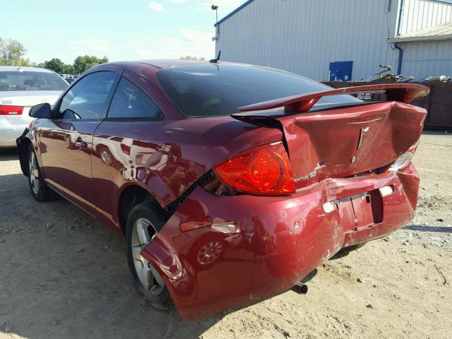1G2AS18H897271802 - 2009 PONTIAC G5 MAROON photo 3