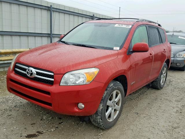 JTMBD31V365037077 - 2006 TOYOTA RAV4 LIMIT RED photo 2