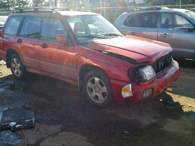 JF1SF65692H729177 - 2002 SUBARU FORESTER S RED photo 1