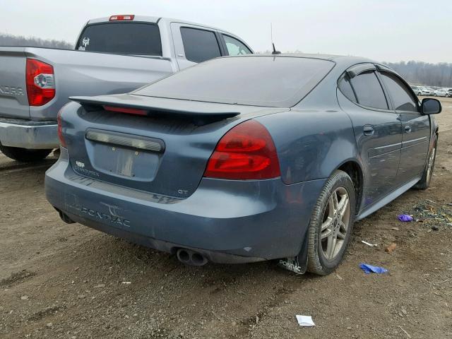 2G2WR554961164003 - 2006 PONTIAC GRAND PRIX BLUE photo 4