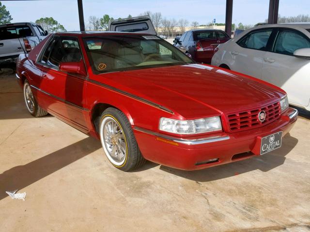 1G6ET1293XU601276 - 1999 CADILLAC ELDORADO T MAROON photo 1