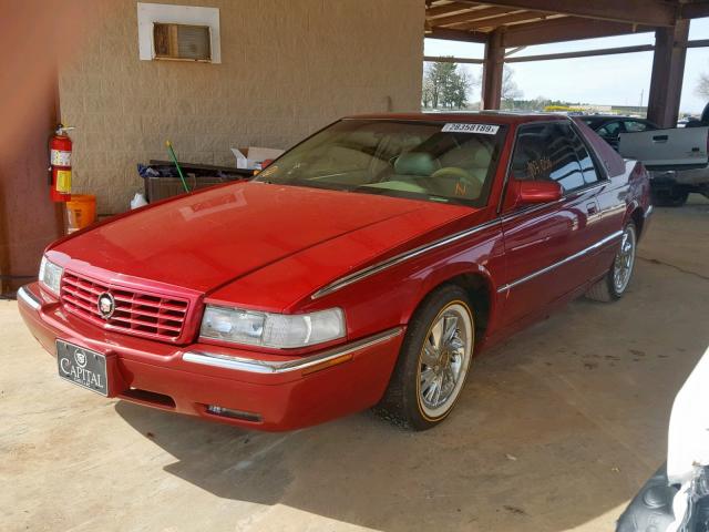 1G6ET1293XU601276 - 1999 CADILLAC ELDORADO T MAROON photo 2