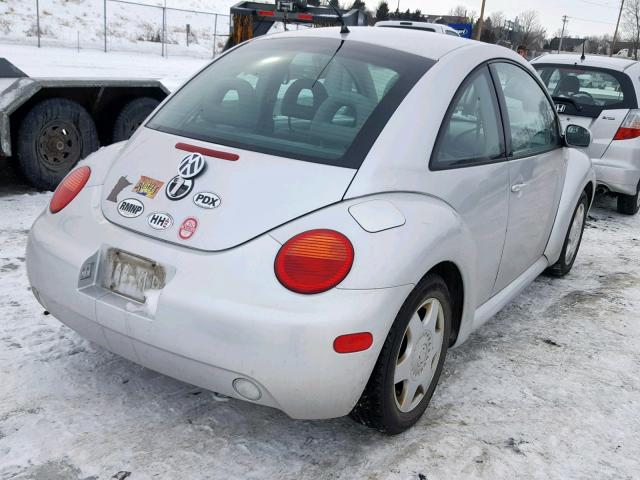 3VWCS21C71M424945 - 2001 VOLKSWAGEN NEW BEETLE Gümüş foto 4