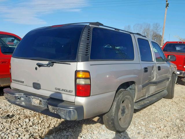 1GNFK16Z44J257783 - 2004 CHEVROLET SUBURBAN K TAN photo 4