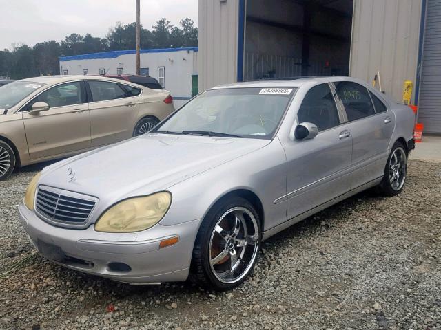 WDBNG75J52A229815 - 2002 MERCEDES-BENZ S 500 SILVER photo 2