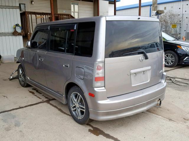 JTLKT324764121616 - 2006 TOYOTA SCION GRAY photo 3